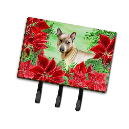 Carolines Treasures Thai Ridgeback Poinsettas Leash or Key Holder CK1328TH68